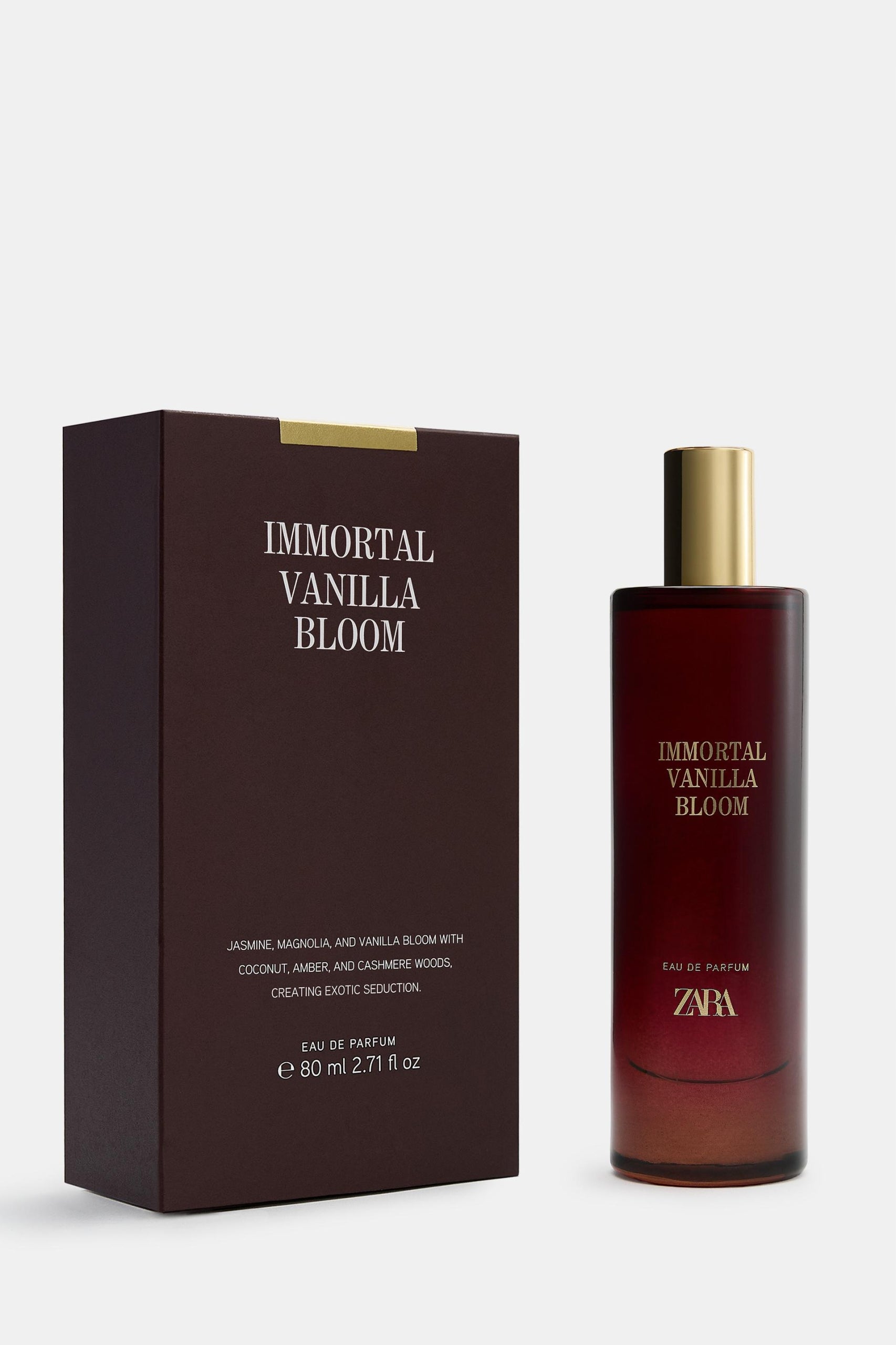ZARA IMMORTAL VANILLA BLOOM 80 ML PERFUME FOR WOMEN ZARA