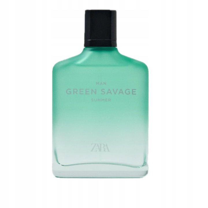 ZARA MAN GREEN SAVAGE SUMMER 100ml EDT fragrance for men Packaging status original