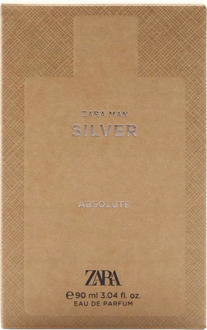 ZARA Man SILVER ABSOLUTE 90ml MEN'S PERFUME Brand ZARA