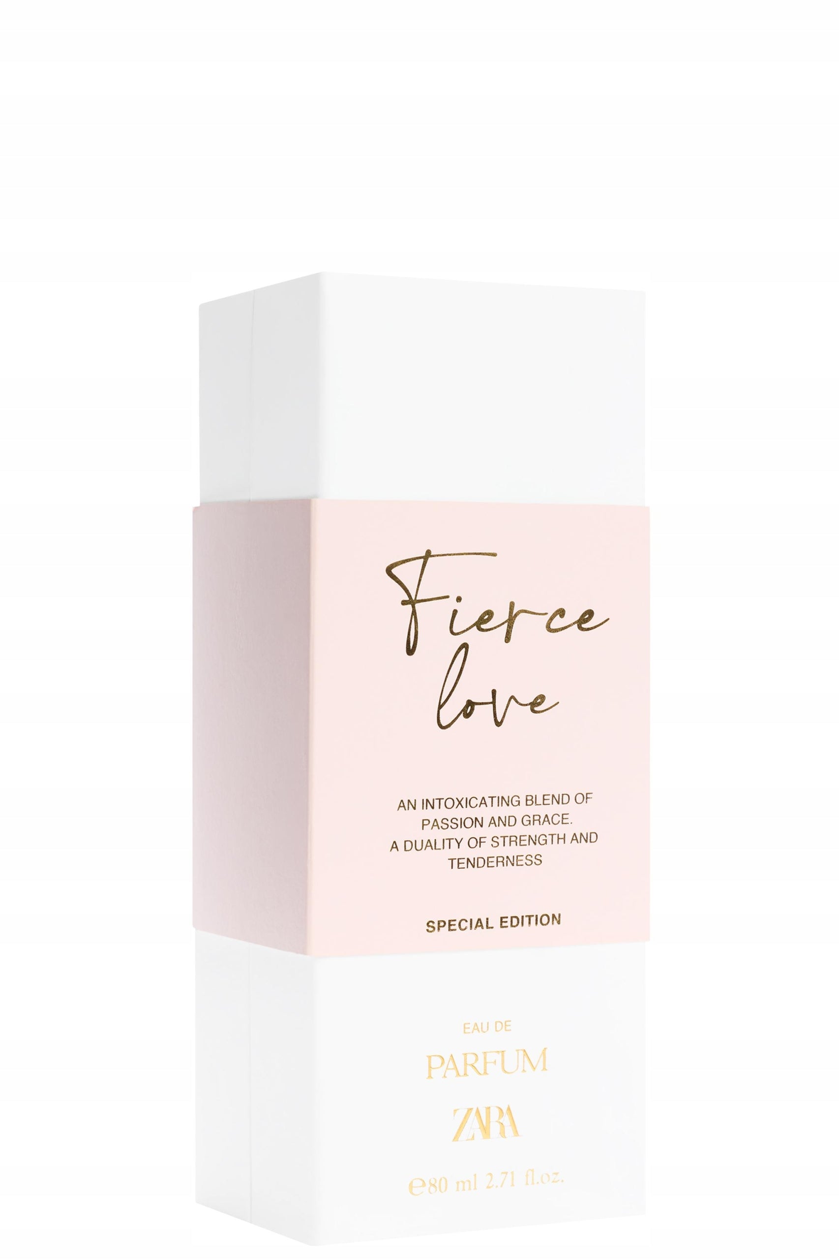 ZARA Perfumed Water Fierce Love 80 ml Special Edition EDP Packaging status original