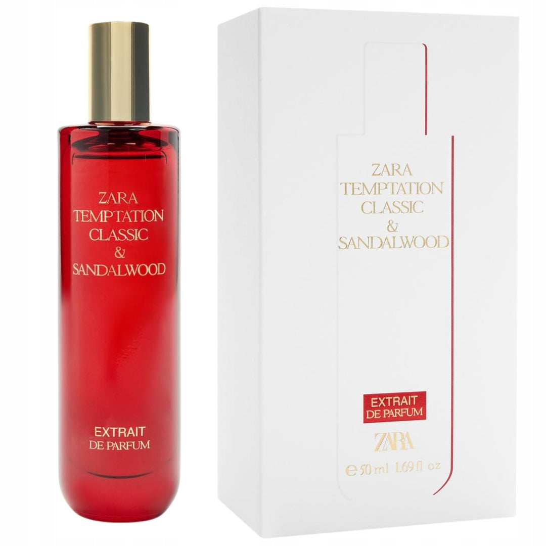 ZARA TEMPTATION CLASSIC & SANDALWOOD EXTRAIT de Parfum