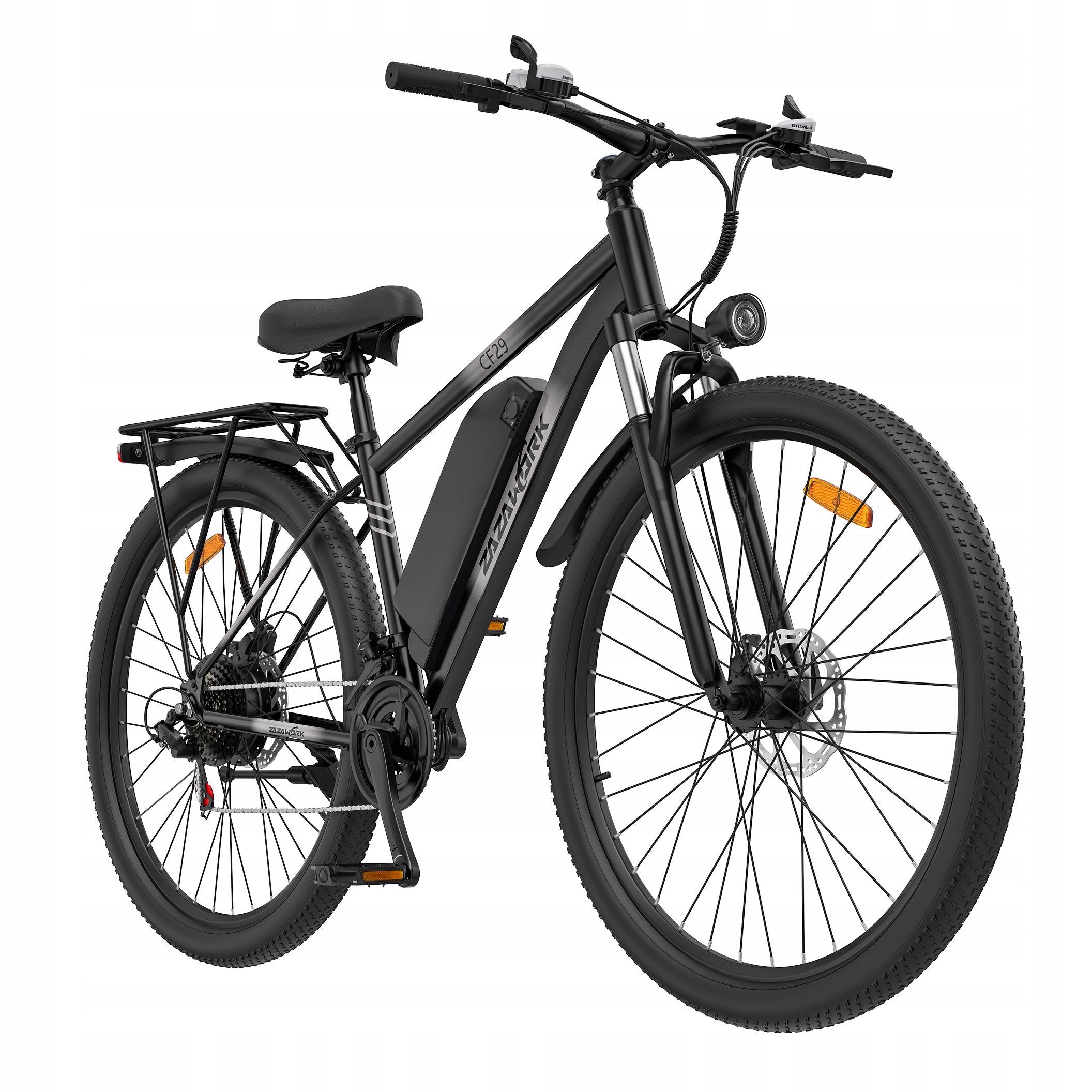 ZAZAWORK CF29 250W 48V15AH 29" Men's/Women's 21 Gear Electric Bike Foldability partially assembled, calibrated