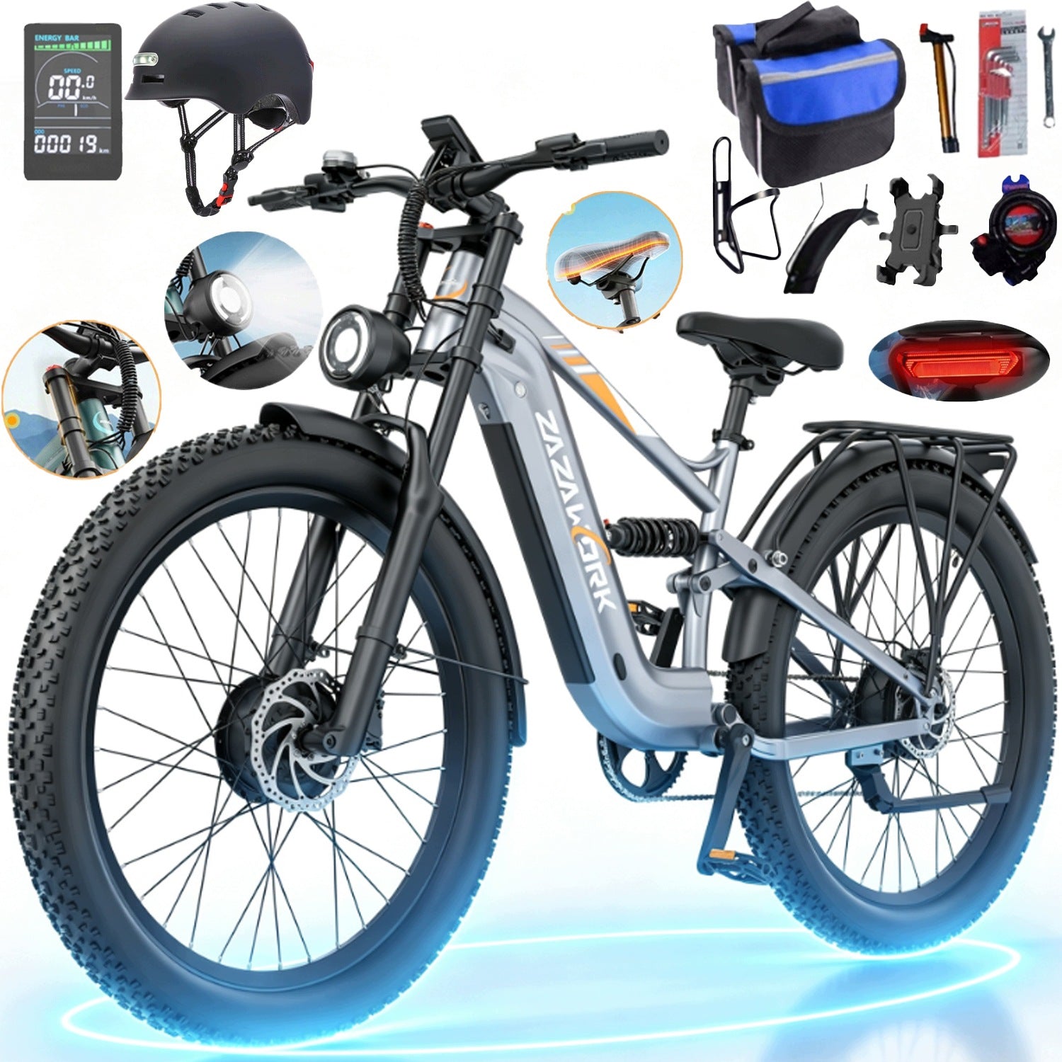 ZAZAWORK CF500 PRO Adult electric vehicles 20AH 2000W 50km/h+helmet