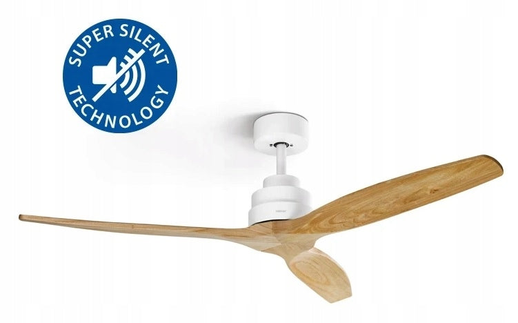 ZELMER CEILING FAN ZCF 5600 40W 132cm BEECH WHITE DC MOTOR QUIET Fan type ceiling