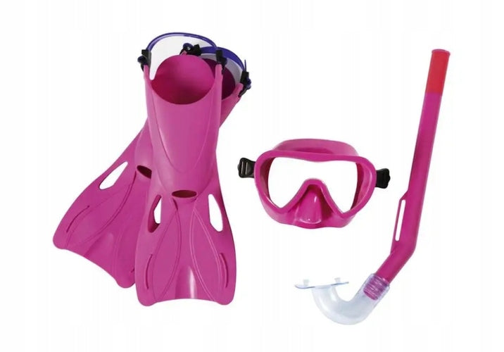 Nardymo rinkinys vaikams Bestway Hydro-Swim Lil' Flapper, mėlynas/rožinis