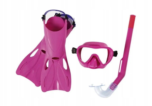 Nardymo rinkinys vaikams Bestway Hydro-Swim Lil' Flapper, mėlynas/rožinis