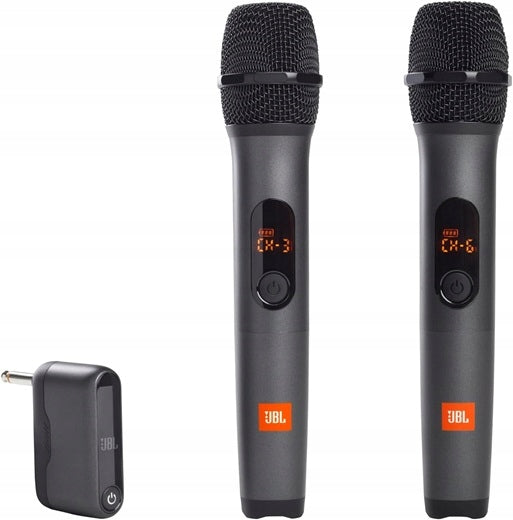 Mikrofonai ir laidas JBL PartyBox On-The-Go, 2 vnt