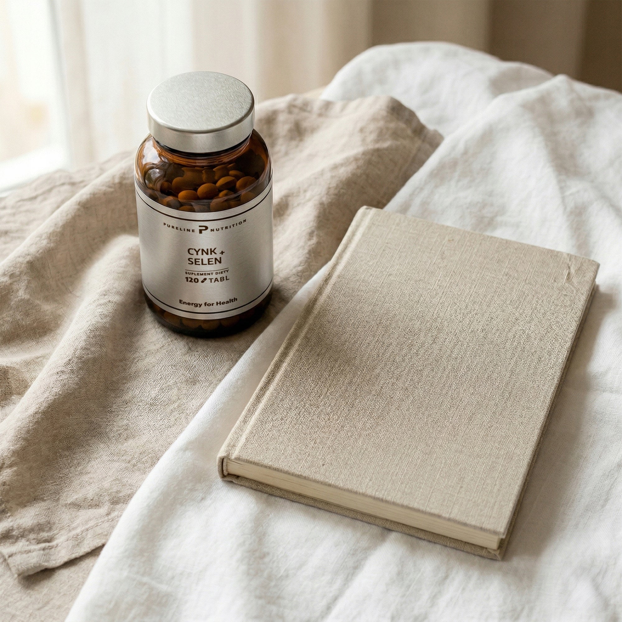 ZINC 15 mg and SELENIUM 200 µg 120 tablets - Resistance Skin Hair Nails Basic ingredient zinc