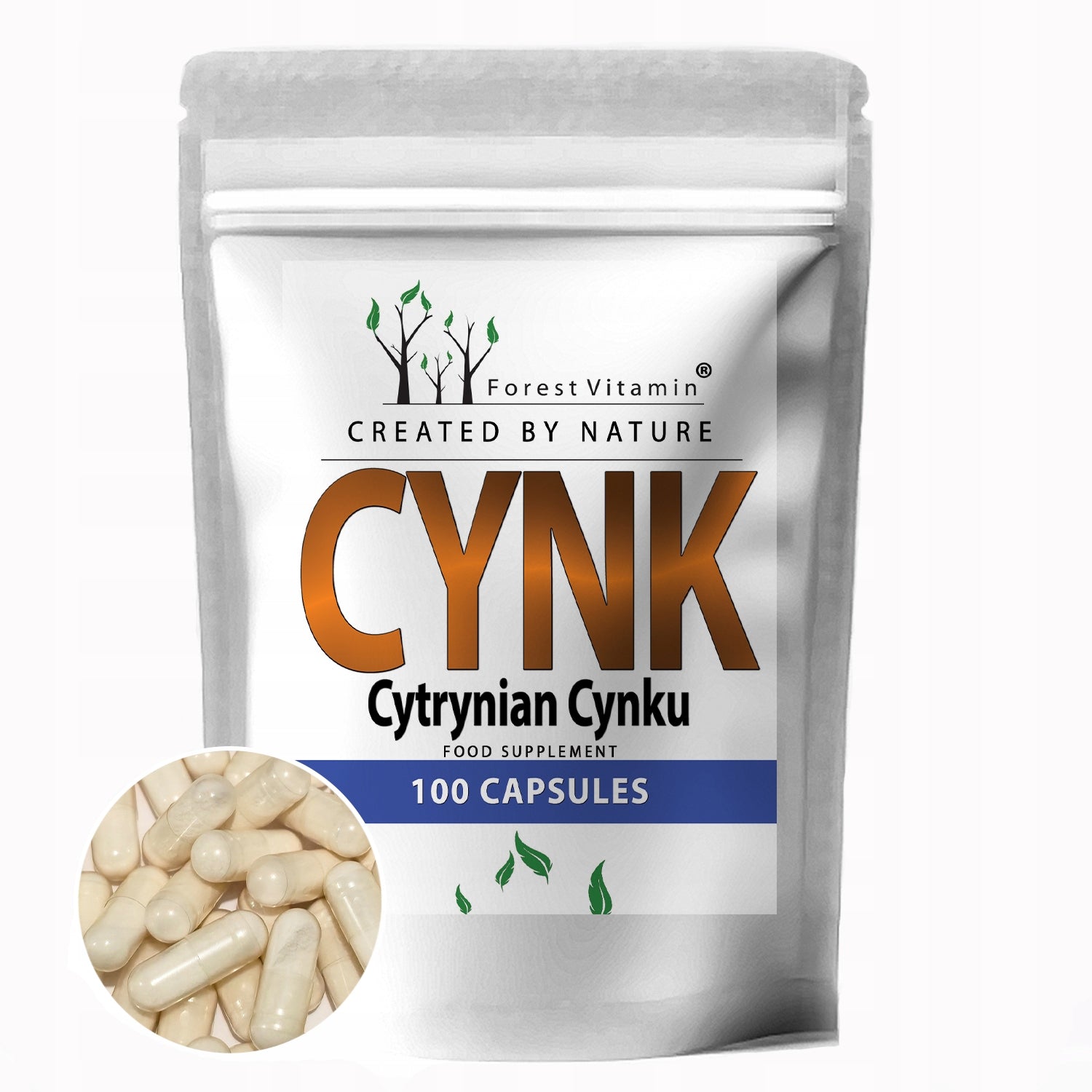 ZINC CITRATE 15 MG 100 CAPSULES ORGANIC ZINC FORM 150% RWS