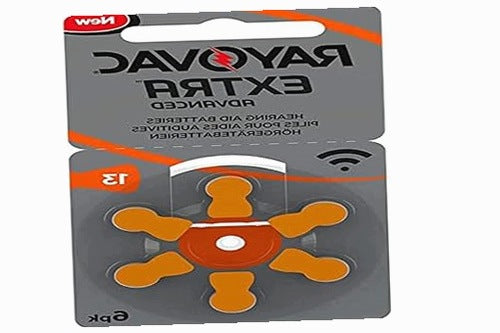 ZINC HEARING AID BATTERIES SIZE 13 ORANGE 60 PACK