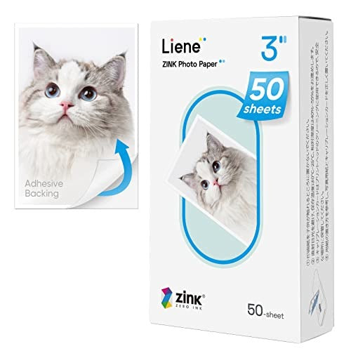 ZINC PHOTO PAPER 5X7 6CM FOR LIENE PRINTER 50 PCS. FOR PARTY Brand no brand