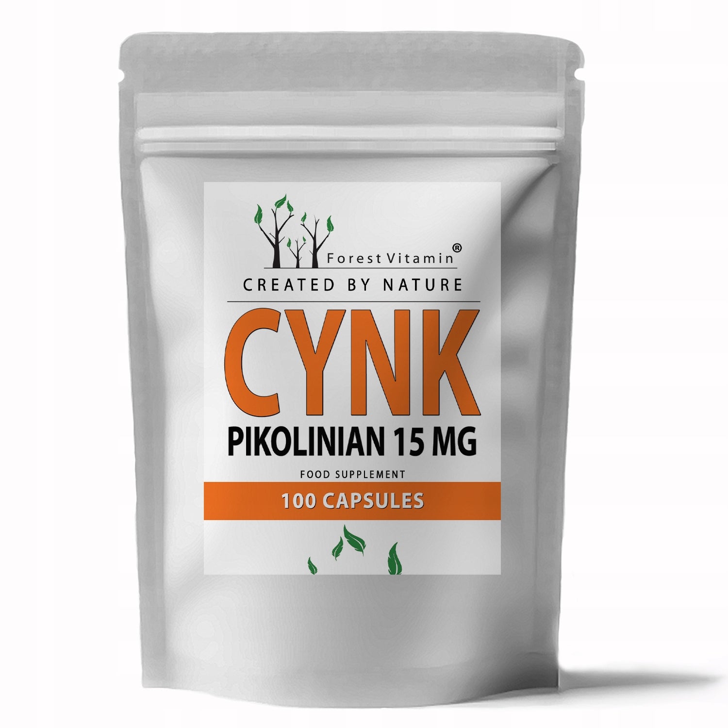 ZINC PICOLINATE 15mg DIGESTIBLE 100 CAPS STRONG BEAUTIFUL SKIN ZERO ACNE Packaging status original