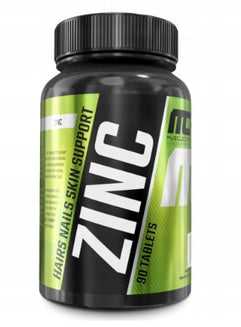 ZINC hair skin nails Muscle Care Zinc 90 tabs Expiration date not specified