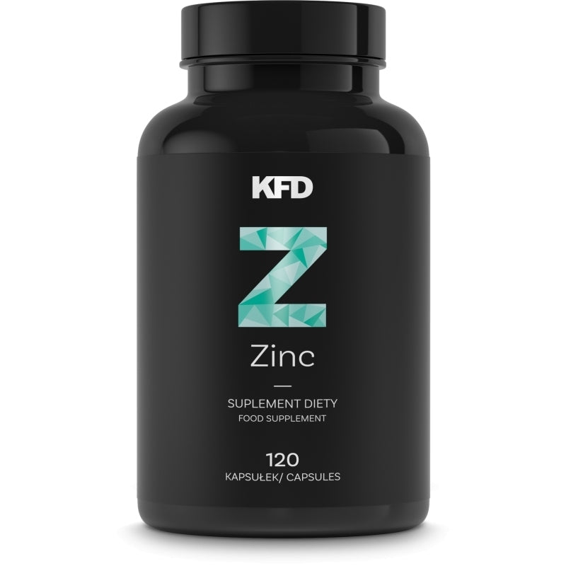 ZINC skin hair nails RESISTANCE metabolism KFD Zinc 120 kaps. Manufacturer code KFD