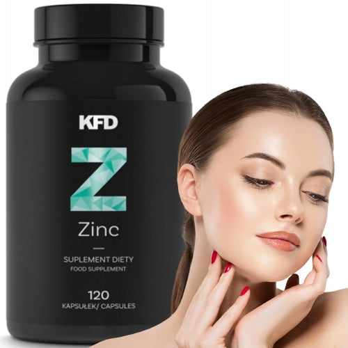 ZINC skin hair nails RESISTANCE metabolism KFD Zinc 120 kaps.