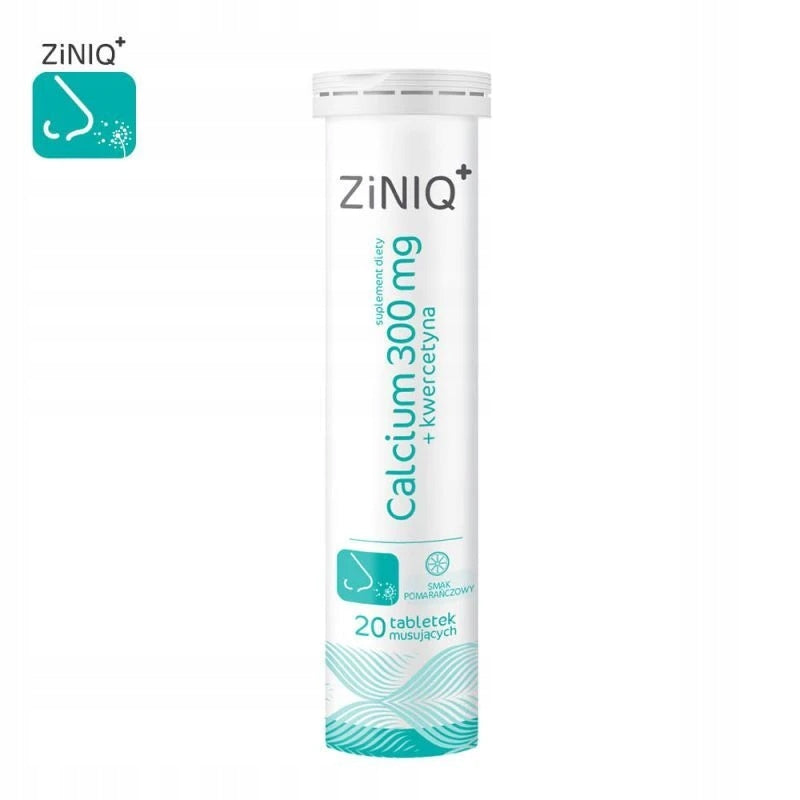 ZINIQ Calcium 300 mg + Quercetin 20 tabl. Packaging status original