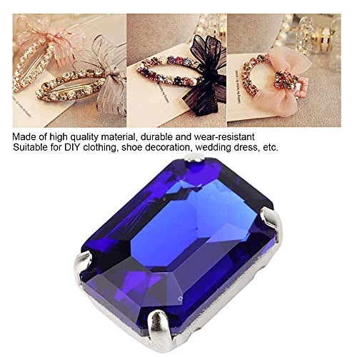 ZIRCONS FOR SEWING RECTANGULAR STRAS WITH CLAWS FOR WEDDING 10 PCS. Manufacturer code SWC5908151105863