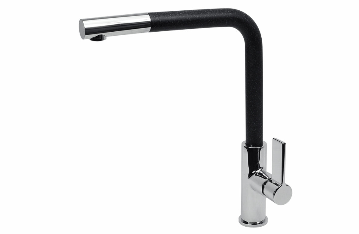 Granitspüle Hydroland Lemon, schwarz