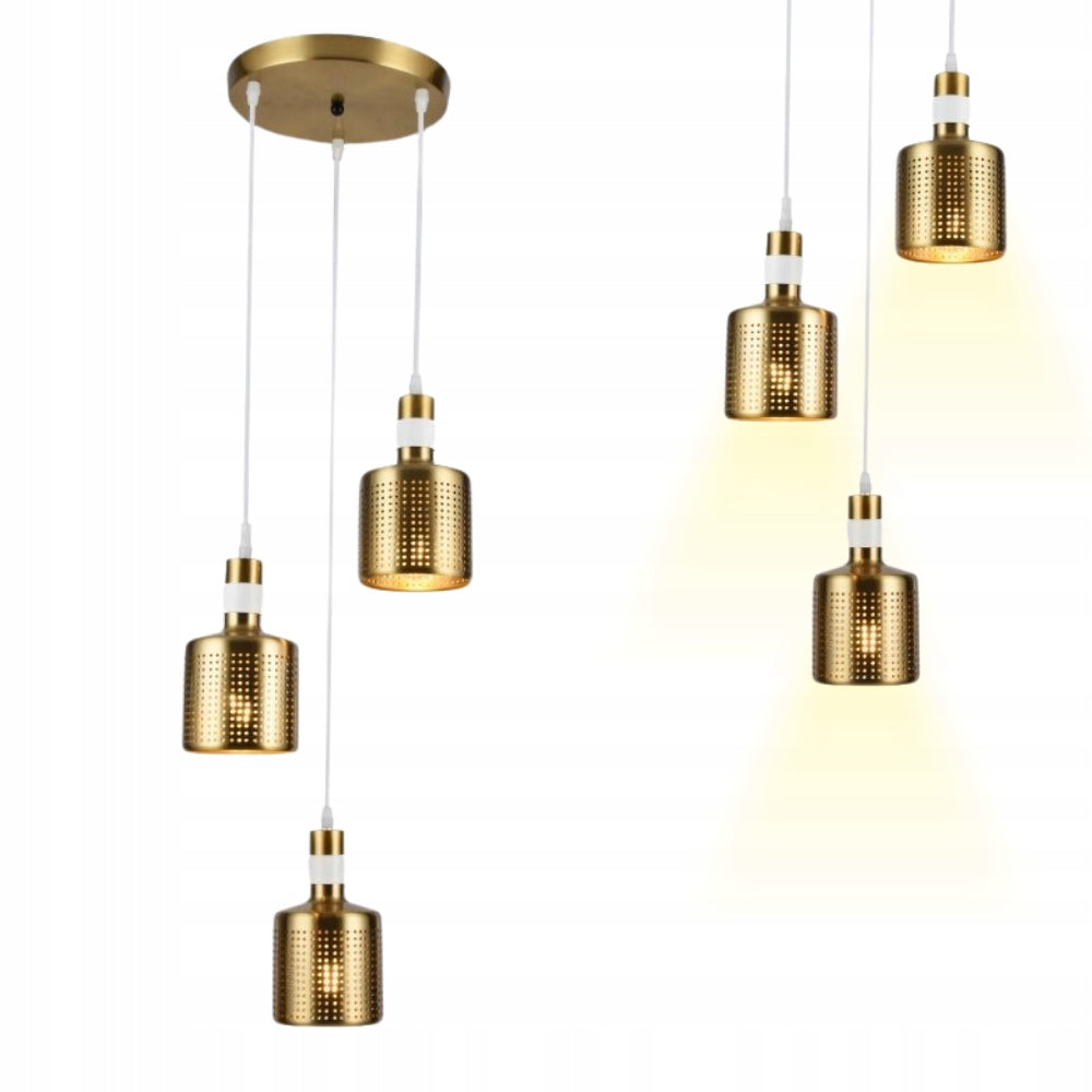 Pakabinamas šviestuvas BELLIS 3P, 32 cm, white/gold 4611