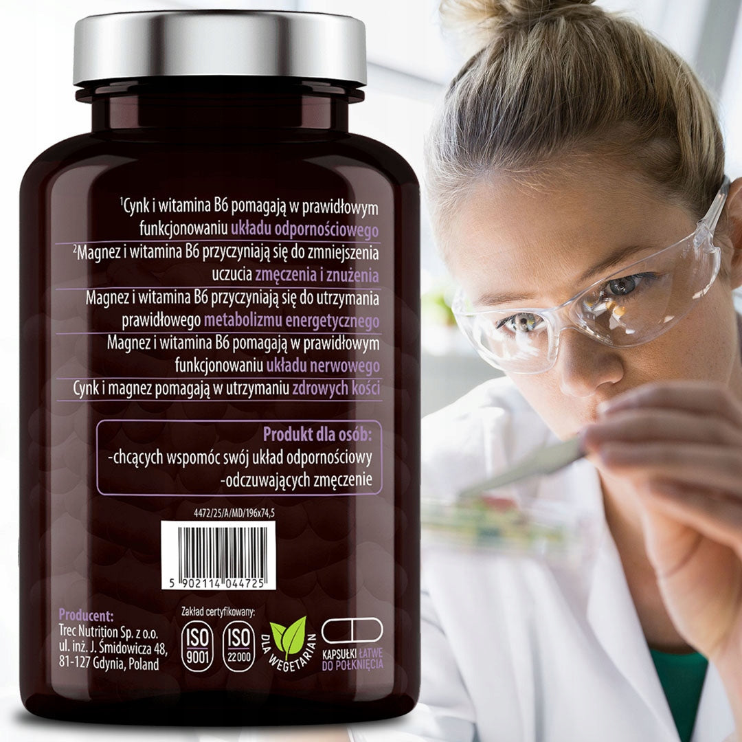 ZMA MAGNESIUM 100% + ZINC FORTE + VIT B6 FATIGUE TESTOSTERONE COMPLEX ZMB Name other