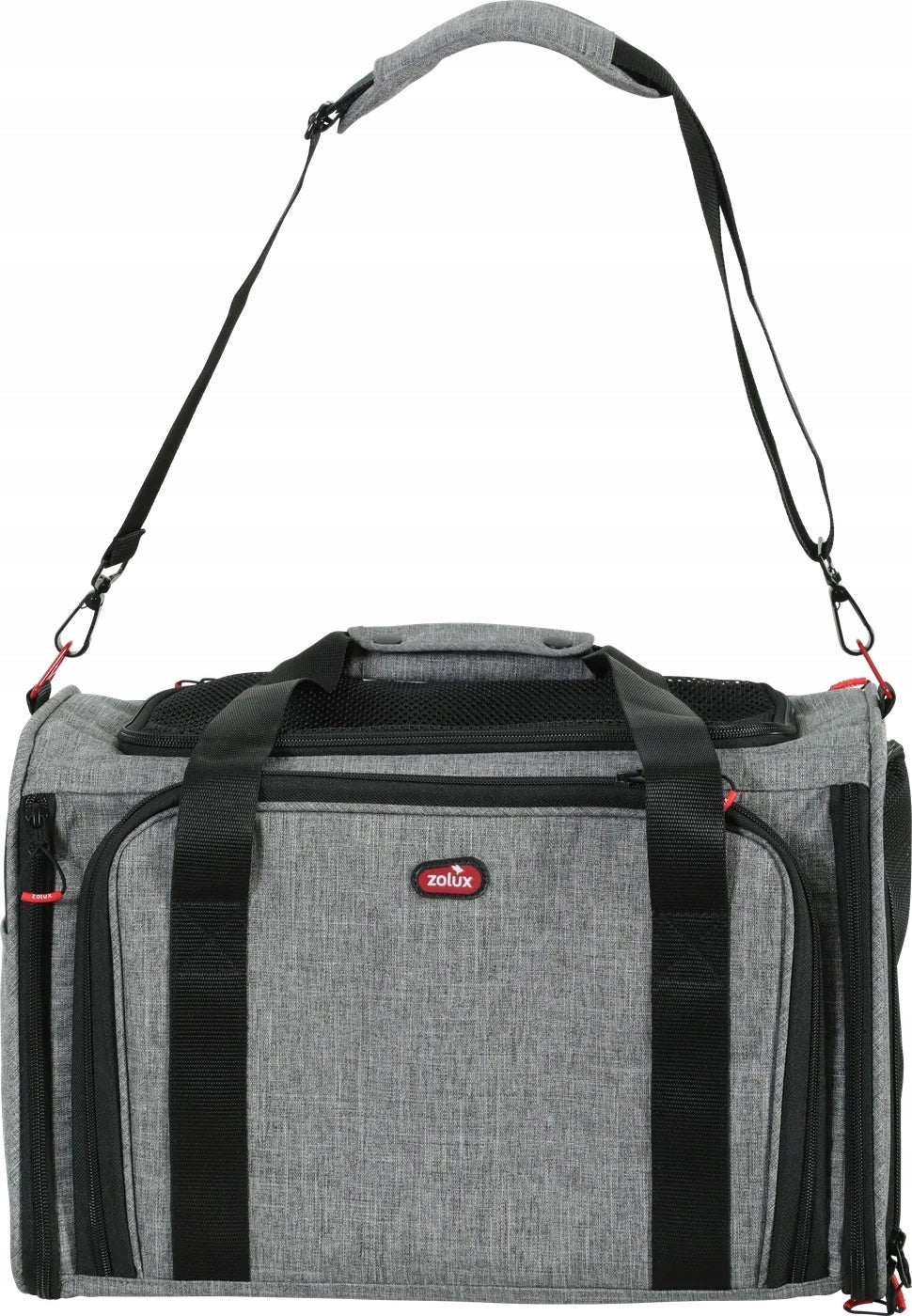 ZOLUX Carrying bag with extra space NOMAD L 48×30,8×30,5 cm Color gray