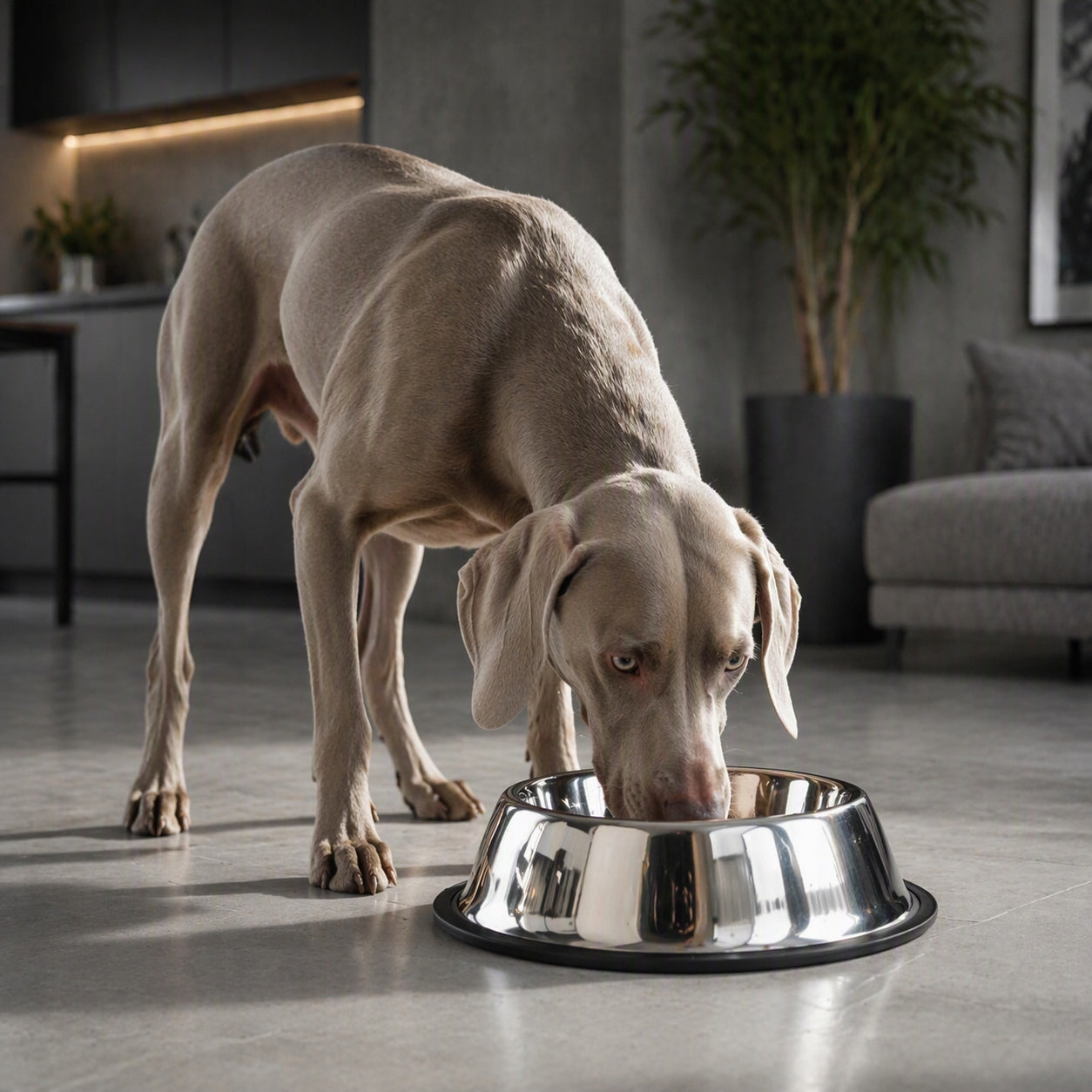 ZOLUX Dog bowl inox non-slip 2,7 l 32,5 cm steel Material metal
