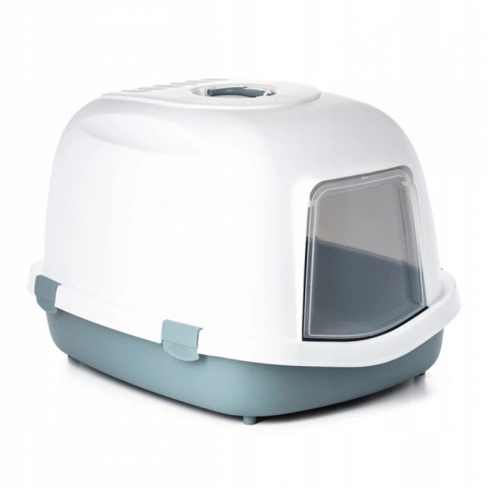 ZOLUX JUMBO Toilet with Filter - Large Cat Litter Box - Blue