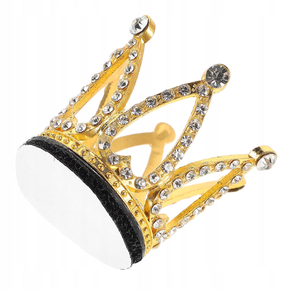 ZŁOTA MINI KORONA DO MOTOCYKLA OZDOBA KASKU DAMSKA Color gold