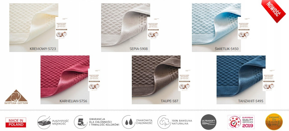 ZWOLTEX CARLO Egyptian cotton rug Additional features machine washable can be used with underfloor heating