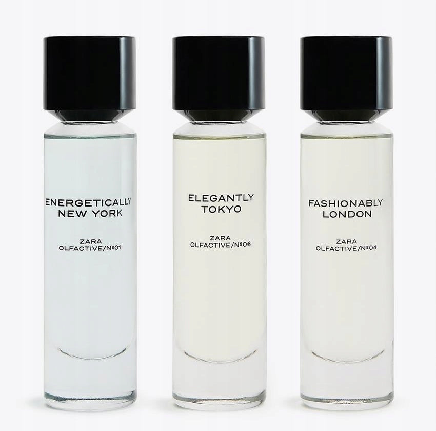 Zara Eau de Parfum VIBRANT CITIES EDP 3X30ML