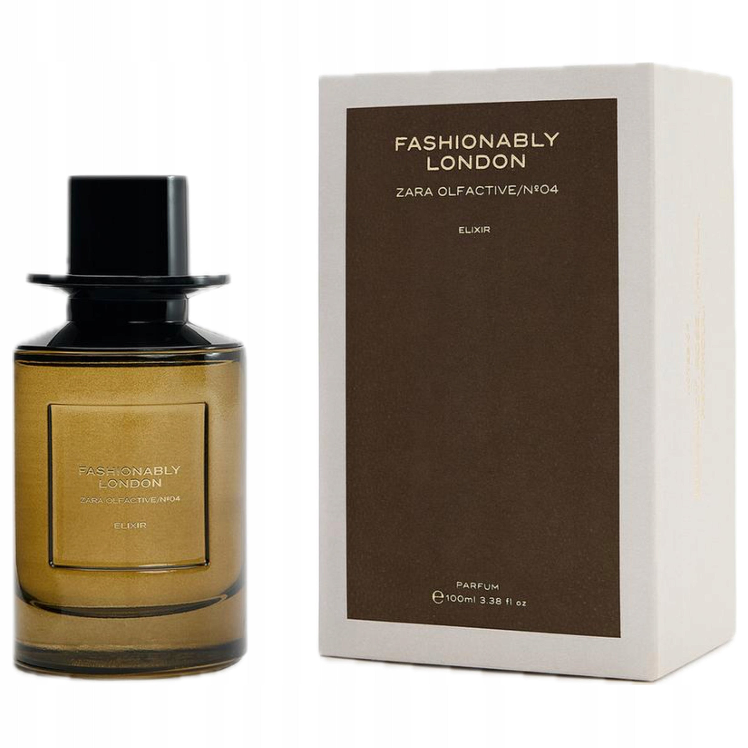Zara Elixir 100 ml Fashionably London Elixir 100 ml Perfume Packaging status original