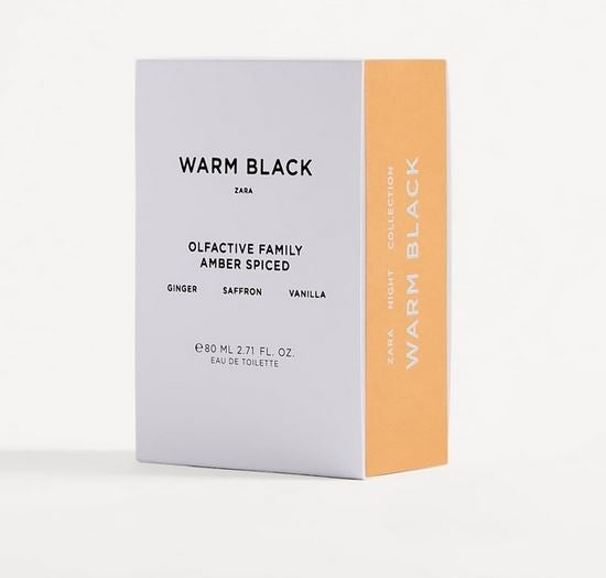 Zara Warm Black EDT 80ml EAN (GTIN) 8710126004937