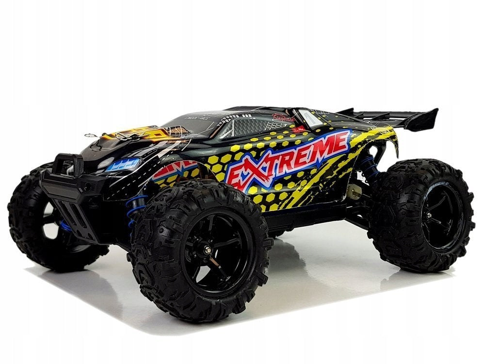 Lenktyninis automobilis su nuotolinio valdymo pultu ENOZE 9302E, 1:18 geltonas