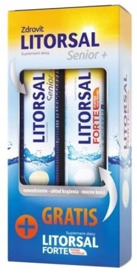 Zdrovit Litorsal Senior+ + Litorsal Forte 24 + 24 effervescent tablet