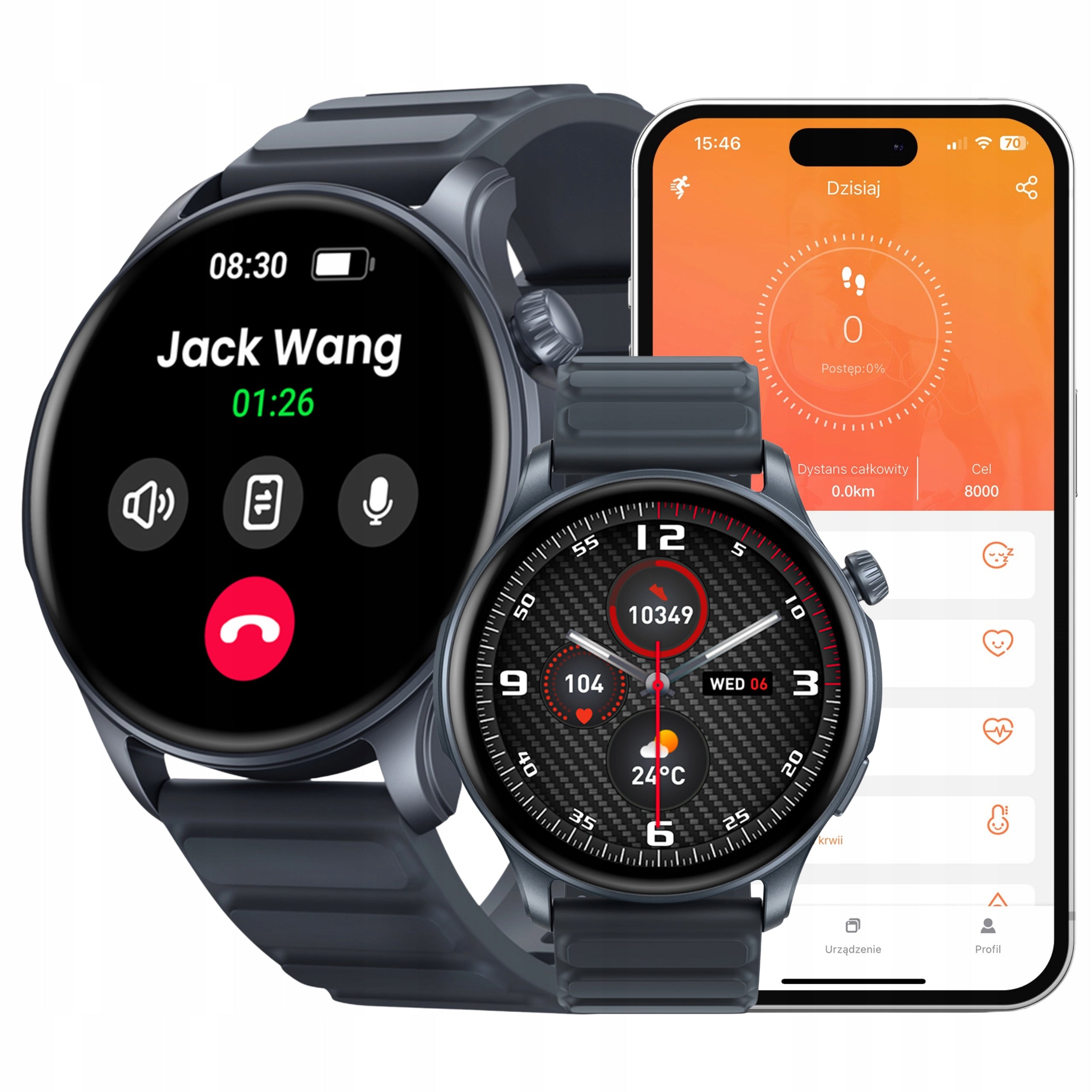 Zeblaze Btalk 3 Pro Grey AMOLED Health 100 Bluetooth Sports Modes