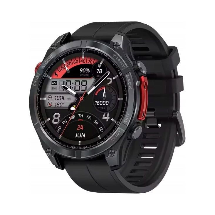Zeblaze Smartwatch Stratos 4 Abyss Black AMOLED 1,43” MIL-STD GPS