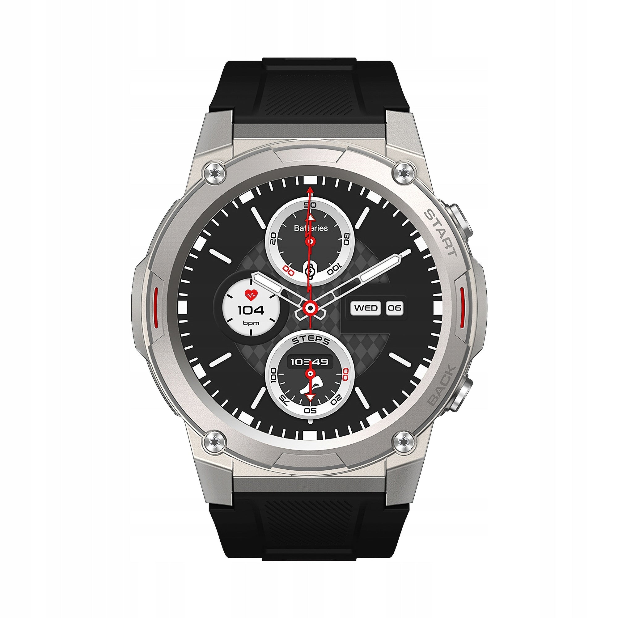Zeblaze Vibe 7 Pro Grey - AMOLED Armored Smartwatch, BT Calls, 30 Days