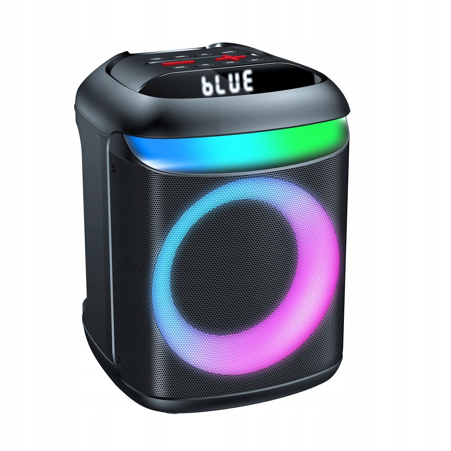 Zehnder PB-400 Speaker with RGB LED, 40W, 8" Mobile Subwoofer with Mic
