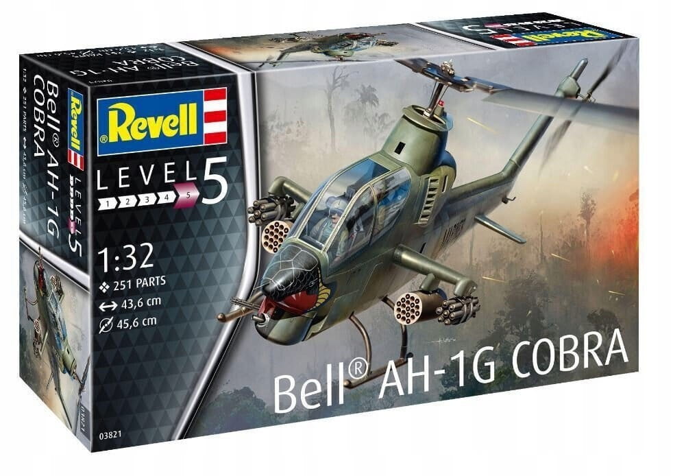 Klijuojamas modelis Revell - AH1G Cobra, 1/32, 03821