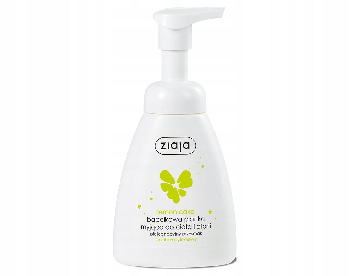 Geschenkset I love Ziaja Lemon Cake: Waschschaum, 250 ml + Handcreme, 50 ml + Duschseife, 260 ml