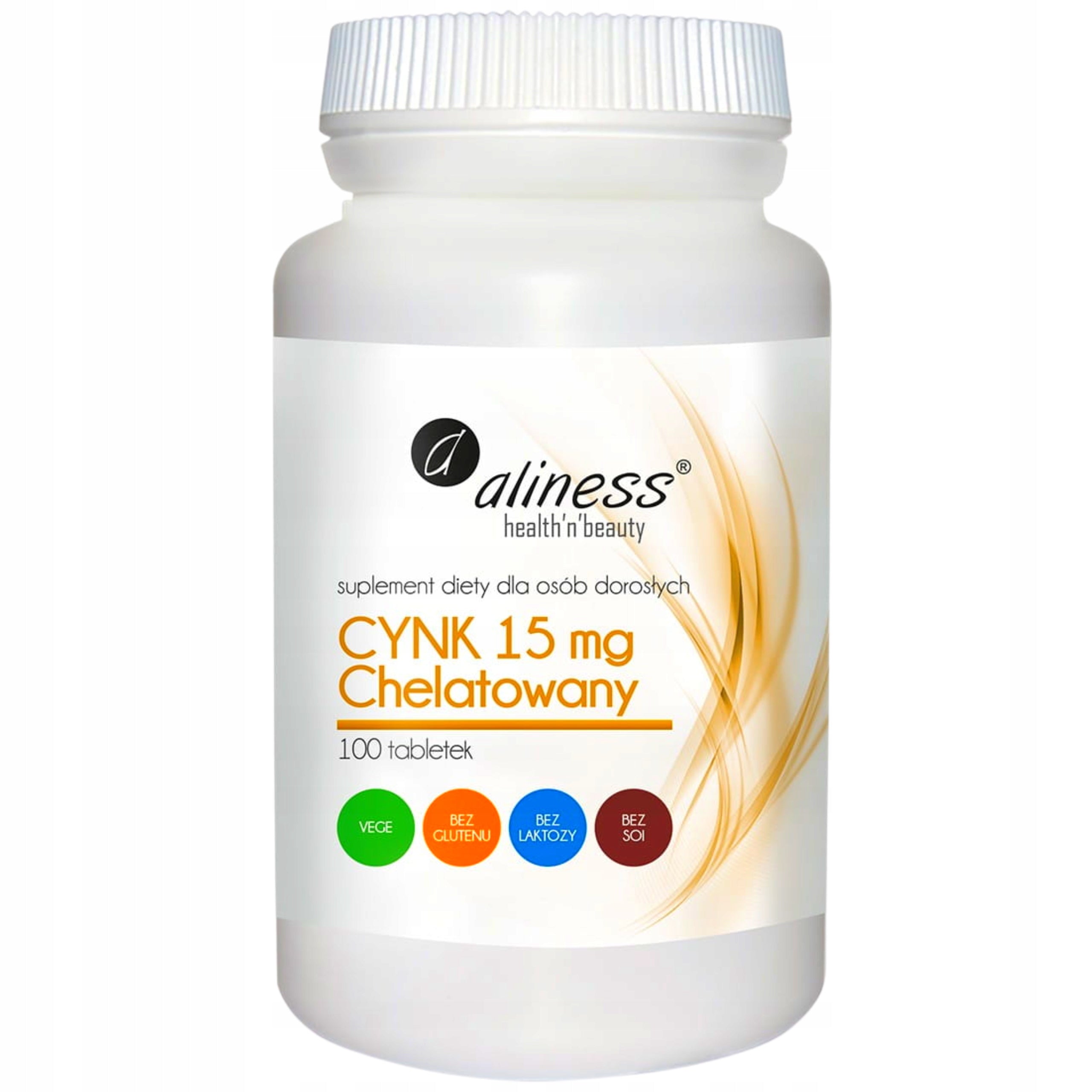 Zinc 15 mg chelated Aliness 100 pcs