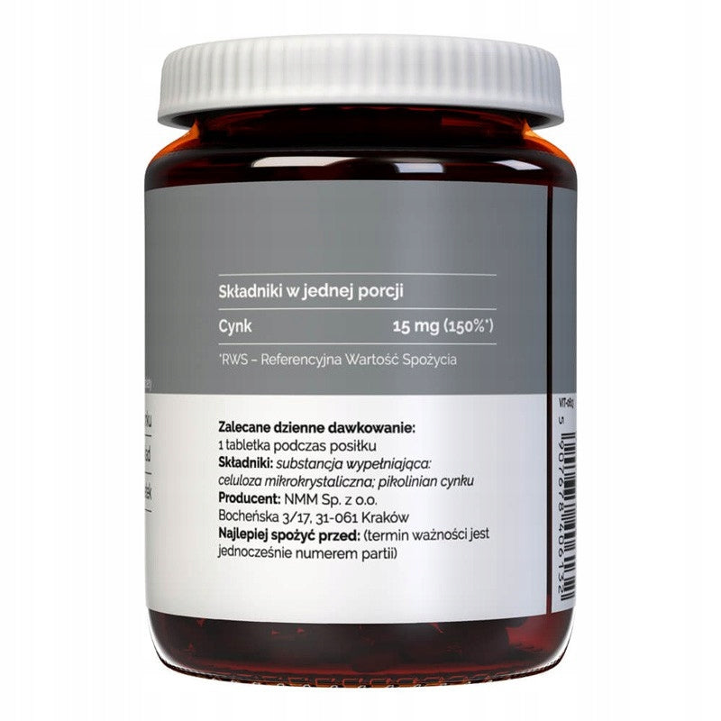 Zinc Picolonate 15 mg 120 tablets picolinate Vitaler's Zin PIcoloniate Expiration date at least 1 year from the date of purchase