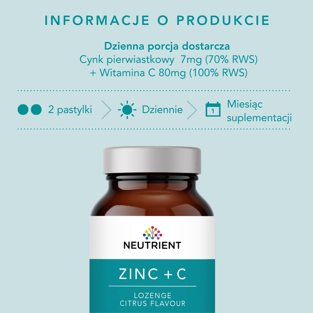 Zinc with vitamin C - Neutrient Vitallabs lozenges EAN (GTIN) 0658556092118