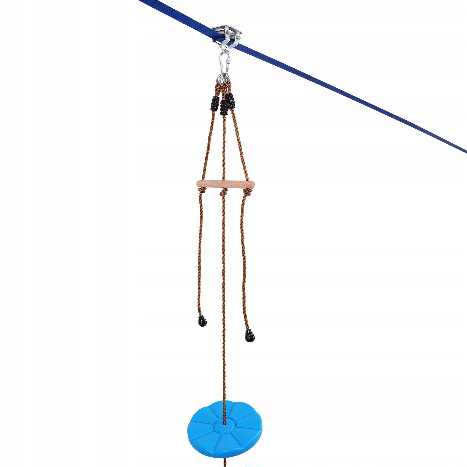 Zipline Kit Kids Adult 52ft 330lb Backyard Quick Setup with Harness Seat Kind accessories