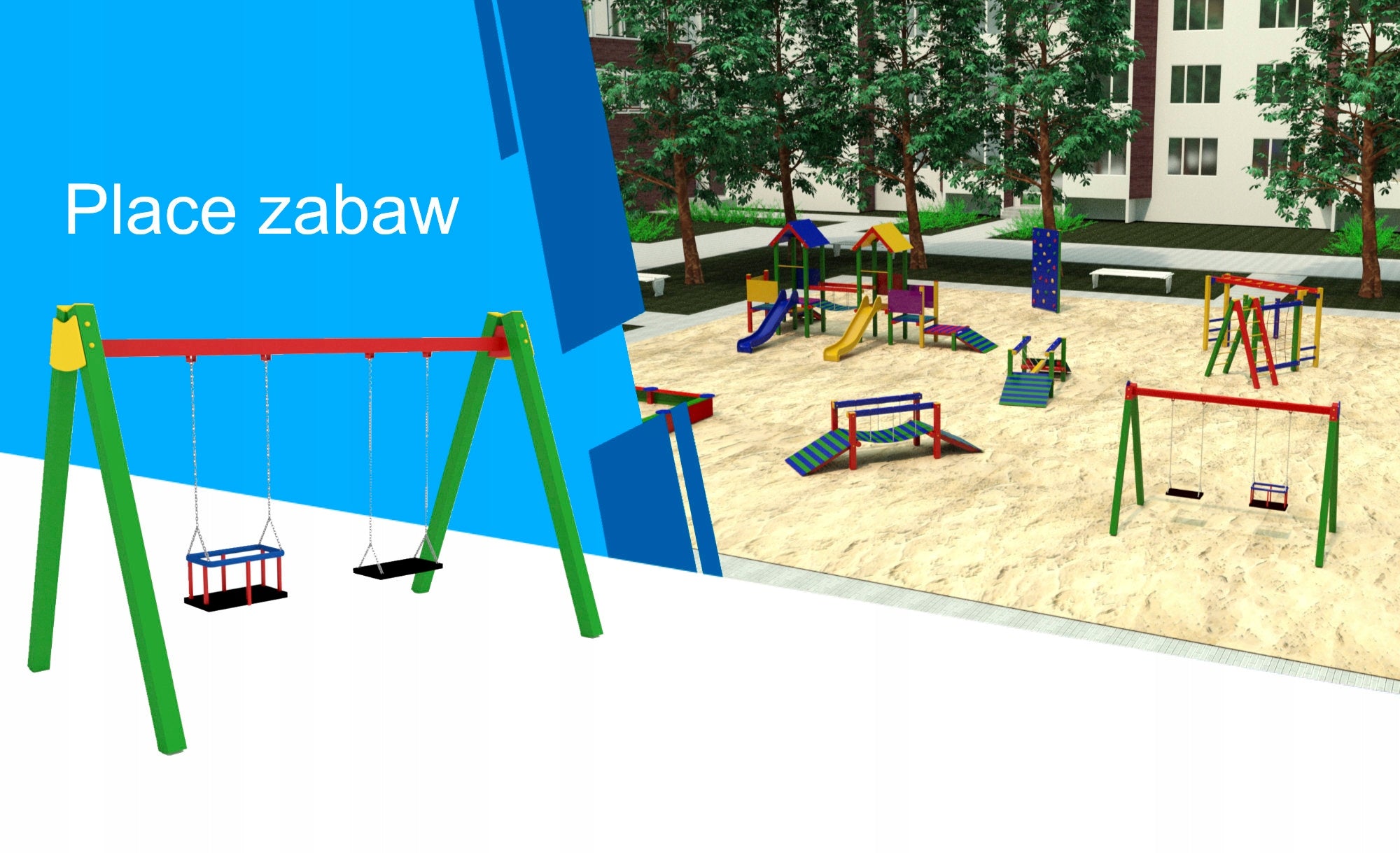 Zipline rope slide with CERTIFICATE Kind metal