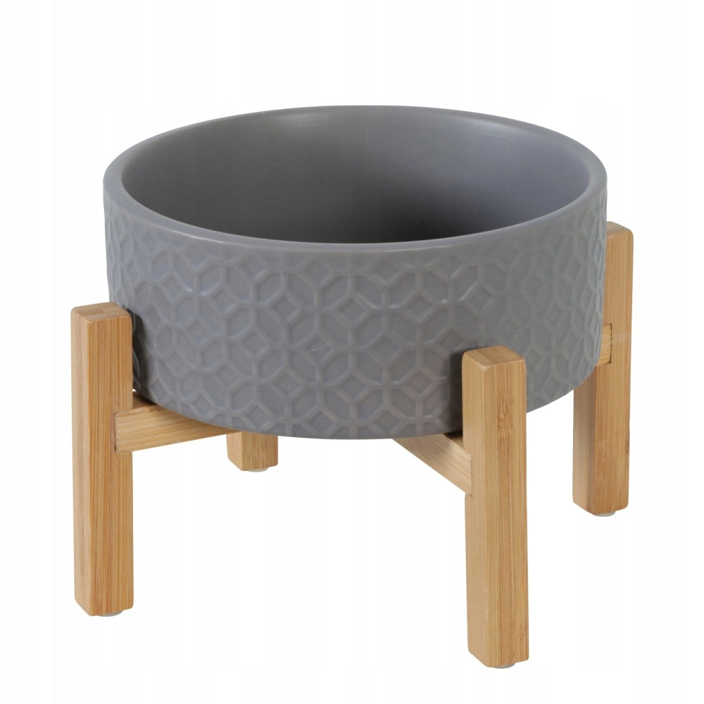 Zolux Keramo Solo - ceramic bowl 700 ml, grey