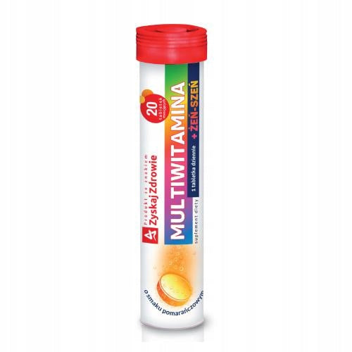 Zyskaj Zdrowie Multivitamin + Ginseng effervescent tablets 20 pcs.