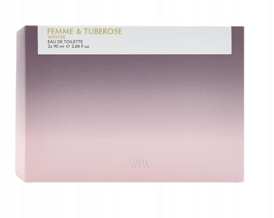 a406 ZARA FEMME WINTER 90 ML+ TUBEROSE WINTER 90ml Hypnotic Brand ZARA