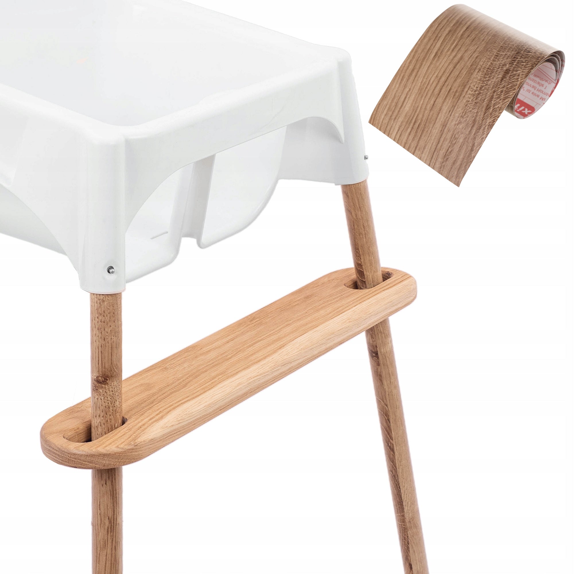 aMami IKEA Antilop Dark Oak Leg Veneer - Stylish Finish