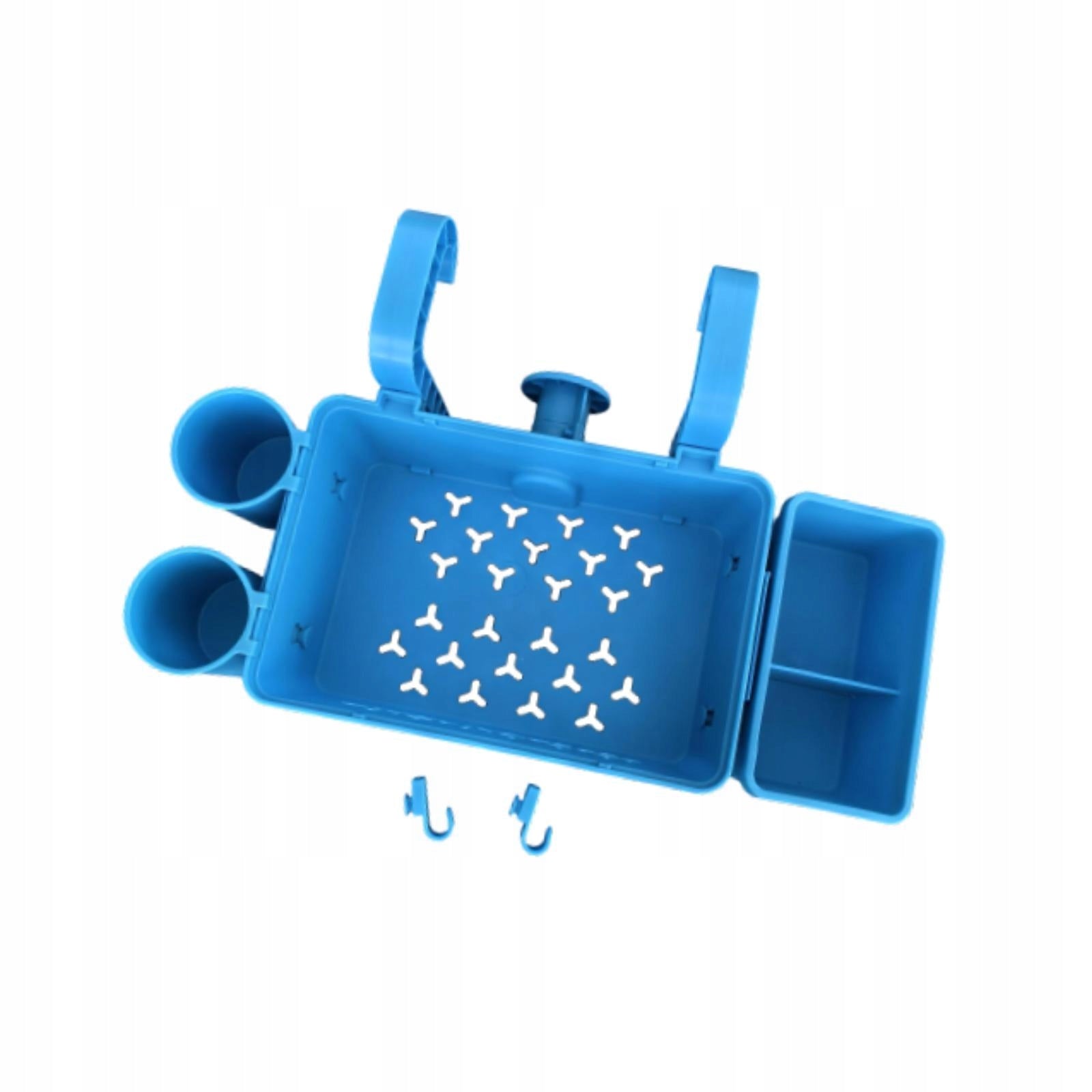 above Ground Pool Basket Sturdy Pool Accessories for Beverages Towels Blue Kind open bag